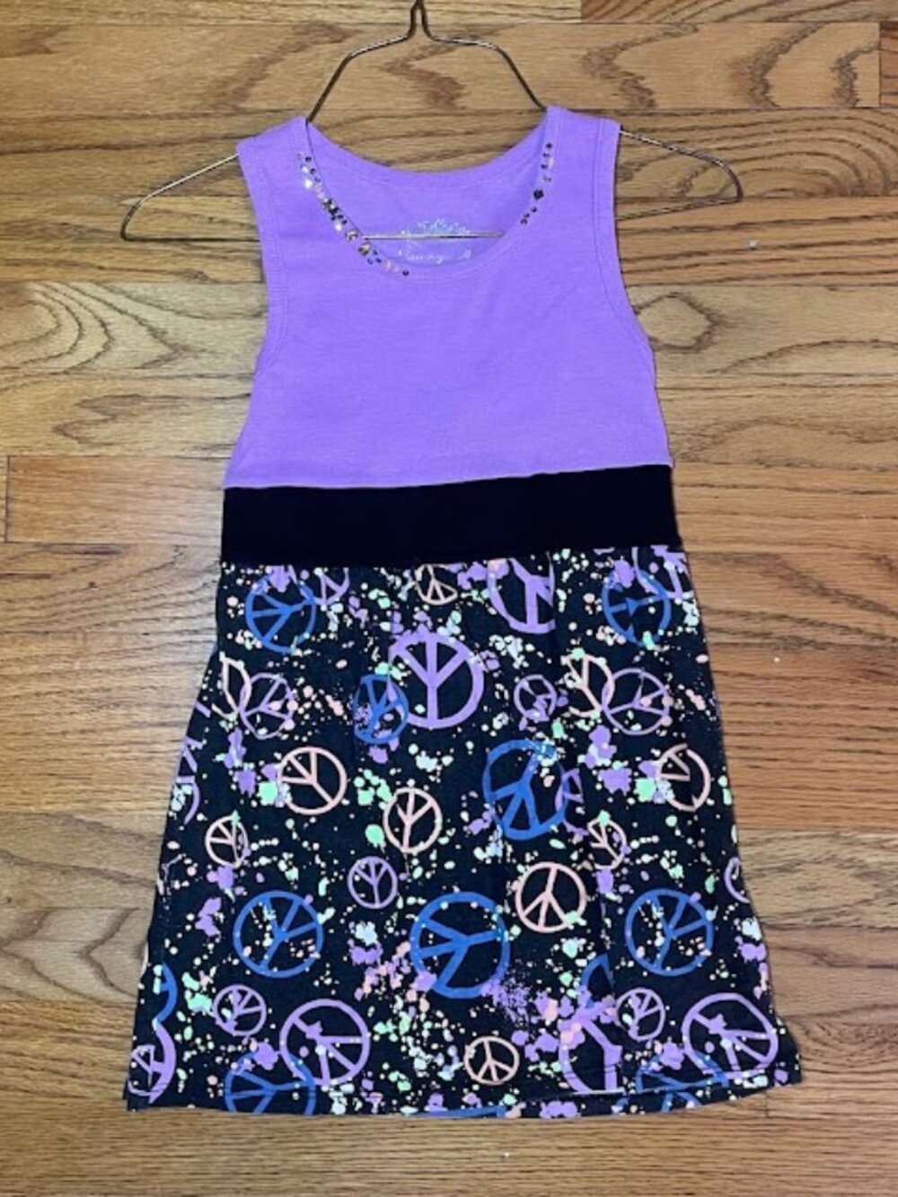 Girls' Purple Tank Dress